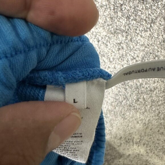 Helmut Lang Pants Mens Large Blue Sweatpants Joggers A Visual Aid Summer 2022 - Picture 10 of 11